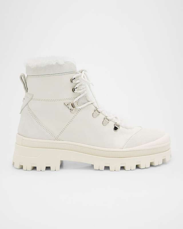 Wanderlust Leather Shearling Ranger Boots